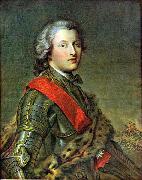 Jjean-Marc nattier Portrait of Pierre Victor Besenval de Bronstatt commander of the Swiss Guards in France. Sweden oil painting artist